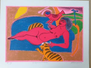 Corneille - LE TIGRE AMOUREUX / KLEURZEEFDRUK / 50x65cm / SIG / 1987 kopen? Bied vanaf 185!