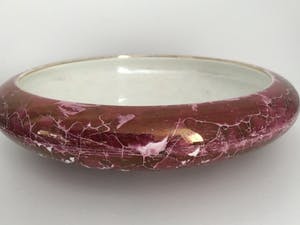 Societe Ceramique - Unica rood parelmoer schaal kopen? Bied vanaf 25!