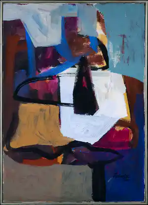 Bruno Pedrosa - Acryl op doek, Abstracte compositie - Ingelijst verkauft für € 245!