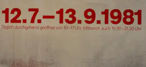 Mario Merz - tentoonstellingsaffiche kopen? Bied vanaf 10!