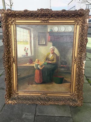 Hendrikus van Langen - boeren interieur kopen? Bied vanaf 75!