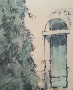 Gerard Wiegman - 1875-1964 AQUAREL TEKENING THORN LIMBURG INGELIJST GESIGNEERD 1900s kopen? Bied vanaf 65!