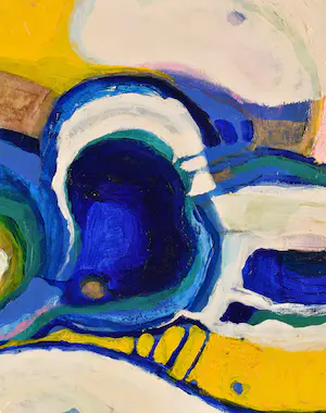 Annemiek Tjepkema - Abstract kleurrijk kopen? Bied vanaf 100!