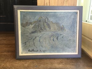 Henri Braakensiek - A9565-3 - Landschap in blauwtinten kopen? Bied vanaf 175!