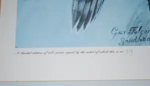 Hendrik Johannes Slijper - Giervalk, Noorwegen 1987 - oplage 350, handgesigneerd - groot - kopen? Bied vanaf 95!