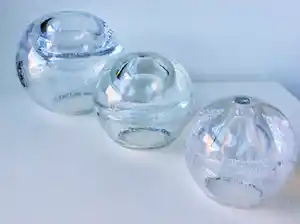 Kosta Boda - Radiascence - set van 3 glas objecten verkocht voor € 50!