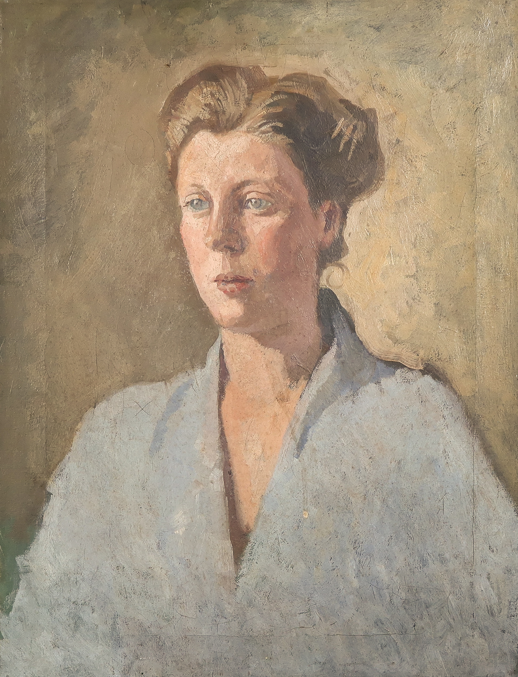 Antonie Wijnstroom - Olieverf op doek, Damesportret  kopen? Bied vanaf 20!