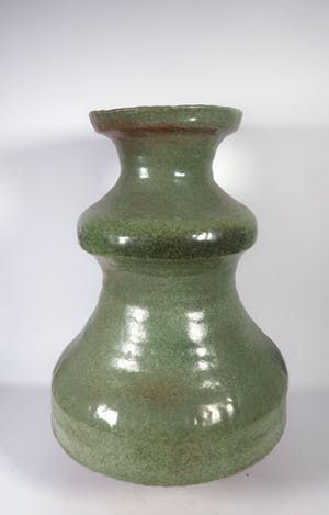 Peter von Hartsvelt Müller - Aardewerk, Groene vaas (Groot) kopen? Bied vanaf 1!