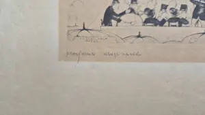 Anton Pieck - Orkest met dirigent - zeldzame handgesigneerde proefdruk kopen? Bied vanaf 135!