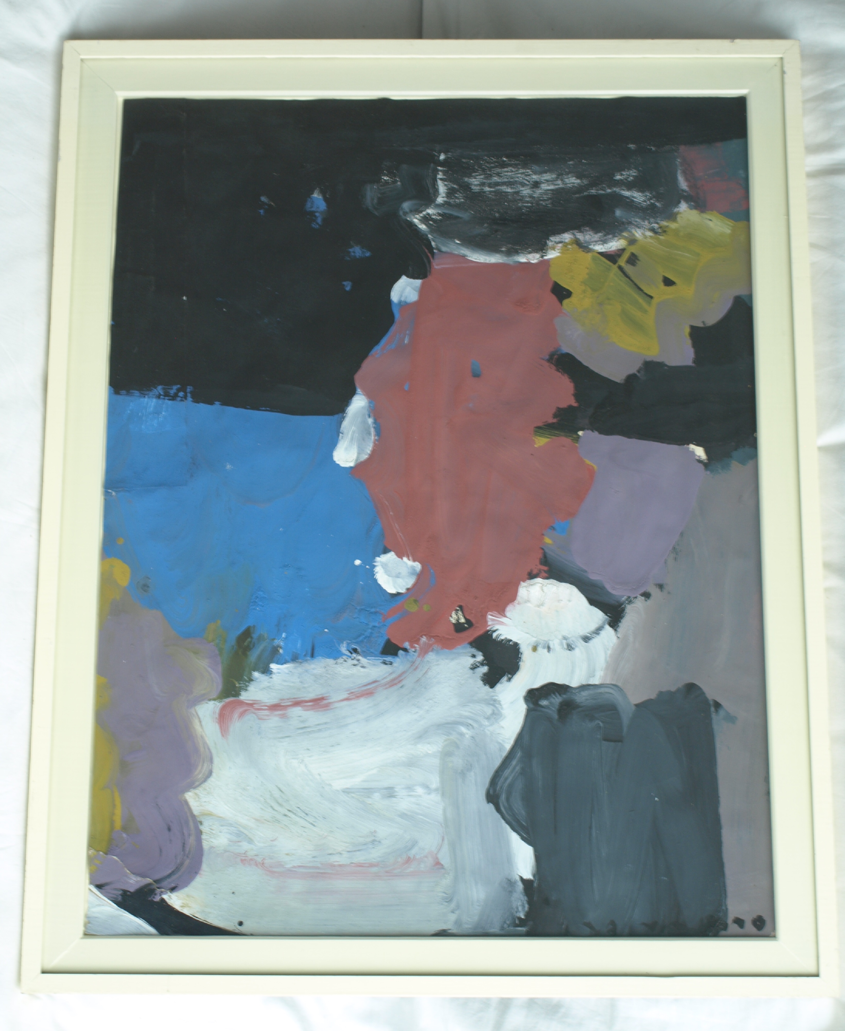 Victor Onstein - Acryl op papier , General Custers – gesigneerd & ingelijst – 1984  kopen? Bied vanaf 1!