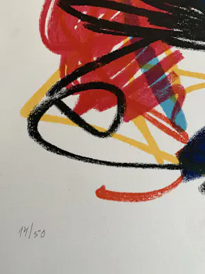 Karel Appel - Op steen gedrukt 1962 kopen? Bied vanaf 450!
