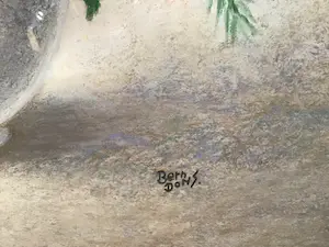 Bernhard Dons - Pot met bloemen. kopen? Bied vanaf 1!