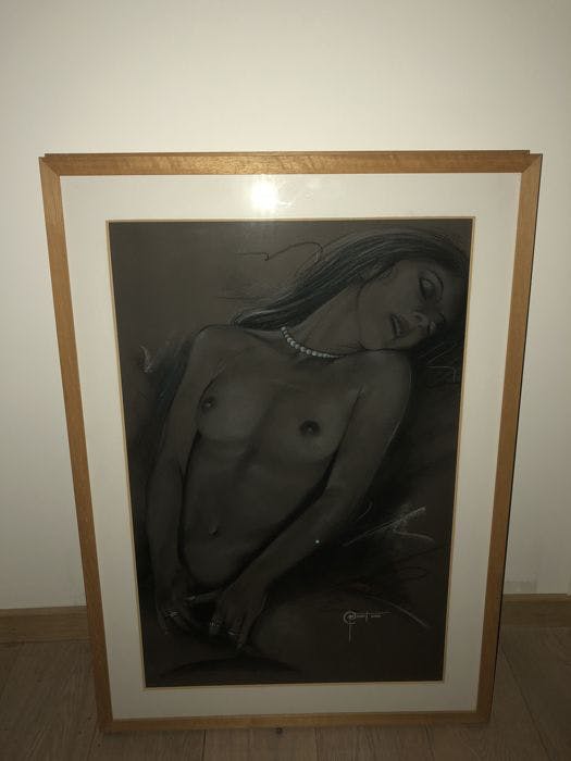 Niet of onleesbaar gesigneerd - Zoeteweij Artworks | Aantrekkelijke vrouw  kopen? Bied vanaf 1!