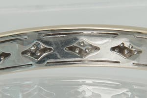 1314 - Schitterende 18 krt wit-goud en diamanten (ca. 3.20 ct!!) slaven-armband kopen? Bied vanaf 2190!