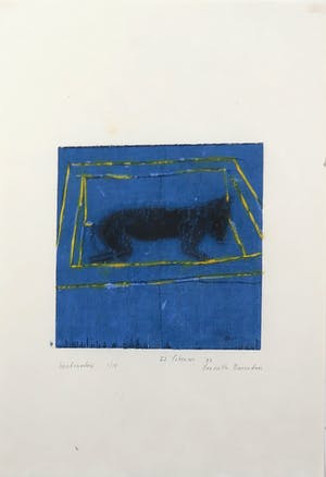 Henriette Boerendans - Houtsnede, Zonder titel kopen? Bied vanaf 1!