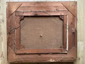 Henk van Leeuwen - landschap met boer en paardenploeg kopen? Bied vanaf 20!