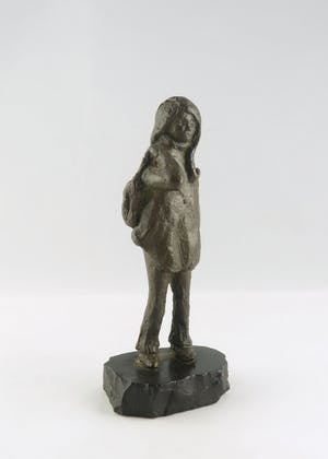 Brons (Onbekend) - Brons en basalt, Scholiere kopen? Bied vanaf 20!