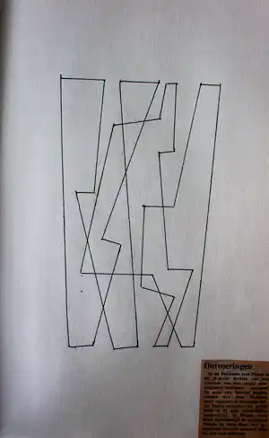 Siep van den Berg - collage/stifttekening - 1976 verkauft für € 50!