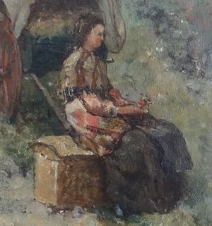 Adriaan de la Riviere - Rustende zigeunerin kopen? Bied vanaf 120!