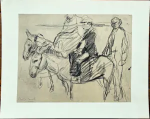 Isaac Israels - Acht tekeningen van Isaac Israëls kopen? Bied vanaf 145!