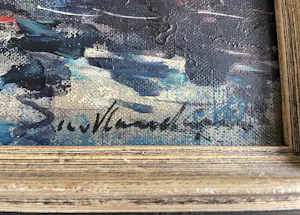 Clement van Vlaardingen - Kleine haven met bootjes middellandse zee kopen? Bied vanaf 300!