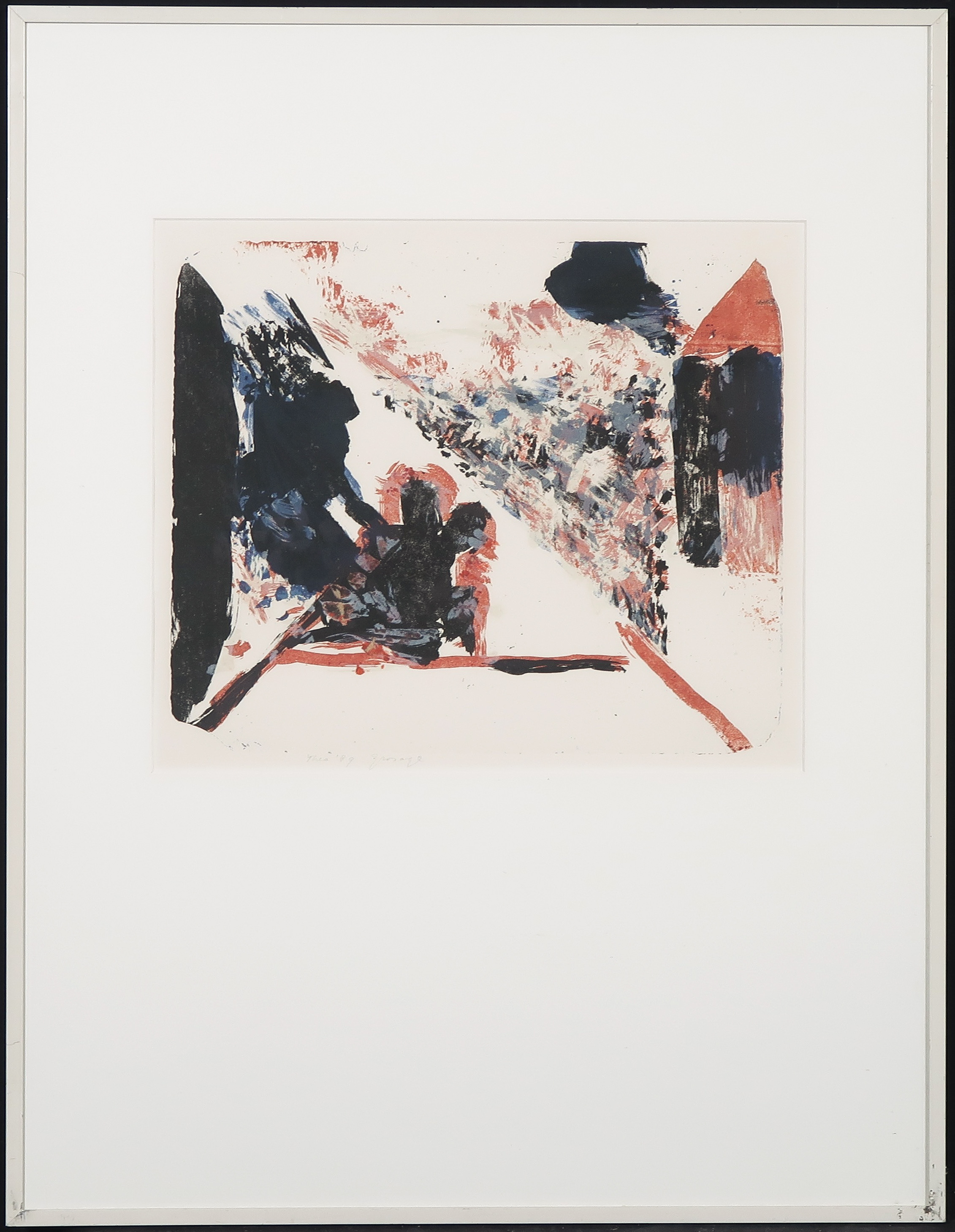 Theo Elfrink - Litho, Grosage I - Ingelijst kopen? Bied vanaf 1!