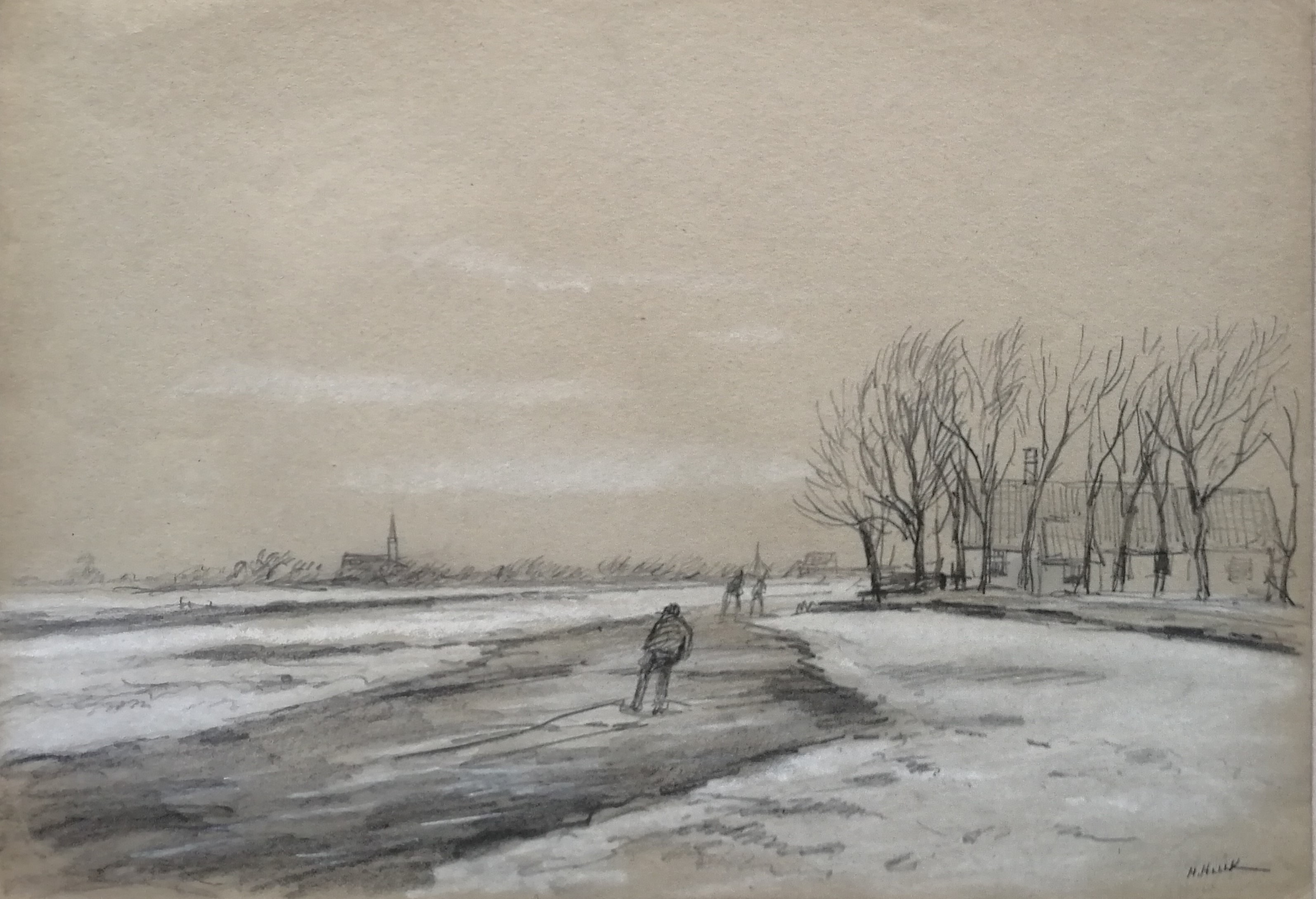 Hendrik Hulk - Schaatsers op poldersloot kopen? Bied vanaf 50!