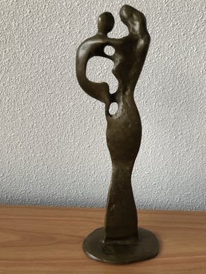 Brons (Onbekend) - Prachtig bronzen beeld " MOEDER MET KIND " LAATSTE KANS !!!!!!! kopen? Bied vanaf 20!