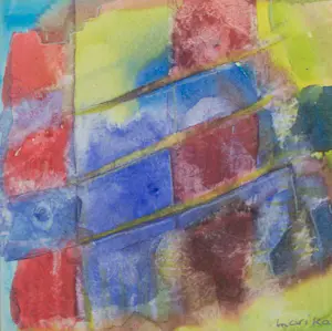 Niet of onleesbaar gesigneerd - Aquarel, Zonder titel - Ingelijst kopen? Bied vanaf 1!