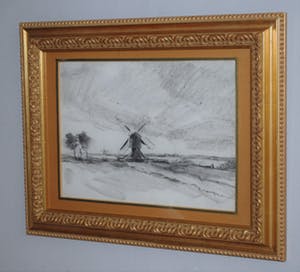 Arend Jan van Driesten - (leerling Th. de Bock) - Molens bij Leiden kopen? Bied vanaf 65!
