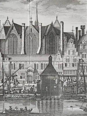 Caspar Commelin - Amsterdam, Nieuwezijds Kapel - C Commelin - 1693 kopen? Bied vanaf 50!