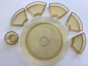 Kristalunie Maastricht - Art Deco presenteerblad kopen? Bied vanaf 50!