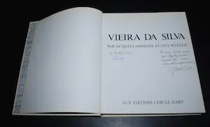 Maria Elena Vieira da Silva - 2 boeken o.a. het monumentale boek gesigneerd doorJ.Lassaigne en Guy Weelen kopen? Bied vanaf 60!