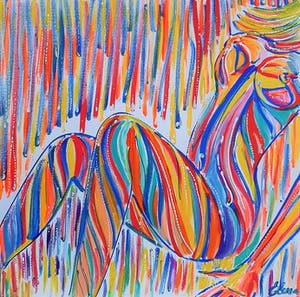 Elena Polyakova - Nude composition - 2 x werken kopen? Bied vanaf 145!