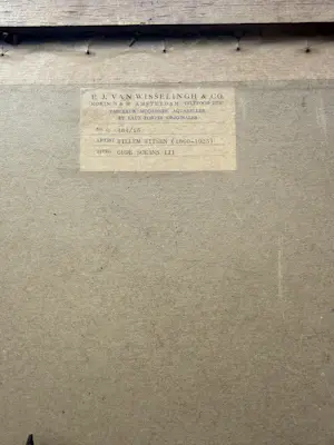 Willem Witsen - handgesigneerde ets | 'Oude Schans III' | 1913 (INGELIJST) kopen? Bied vanaf 700!