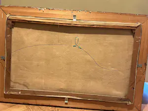 Jan Kelderman - Polderlandschap met zeilboot, kerktoren en molen kopen? Bied vanaf 50!