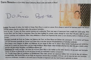 Dario Bosa - Mooi muurvullend schilderij. Lage startprijs. kopen? Bied vanaf 80!