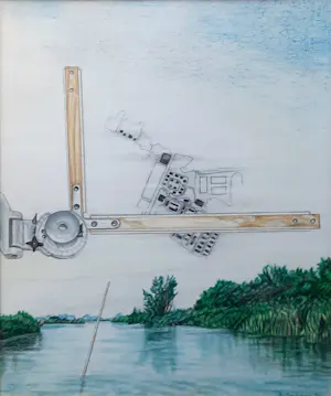 Rein van Briemen - 'Uitzetten' - pastel op papier - 22341 kopen? Bied vanaf 55!