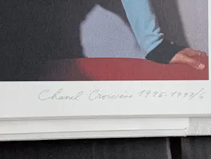 AcheterKarl Lagerfeld - Fotolitho Guinevere van Seenus Chanel 1996? Enchérissez de 85!