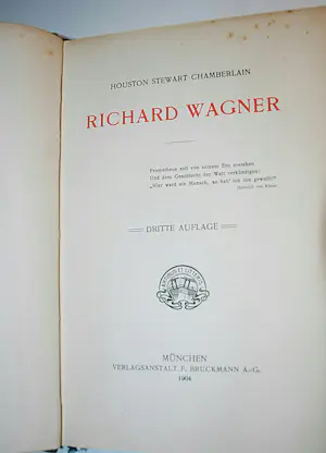 Antiquarisch Boek - schaars: Wagner's Parsifal (1884) & monografie (1904) & 50 jr. Wagnervereniging kopen? Bied vanaf 150!