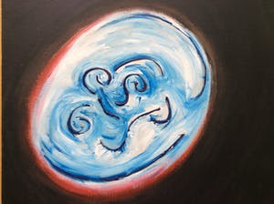 Jack Vissers - Vreemde planeet - acryl op karton kopen? Bied vanaf 1!