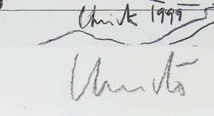 Christo - Offset, Over the river - Ingelijst kopen? Bied vanaf 1!