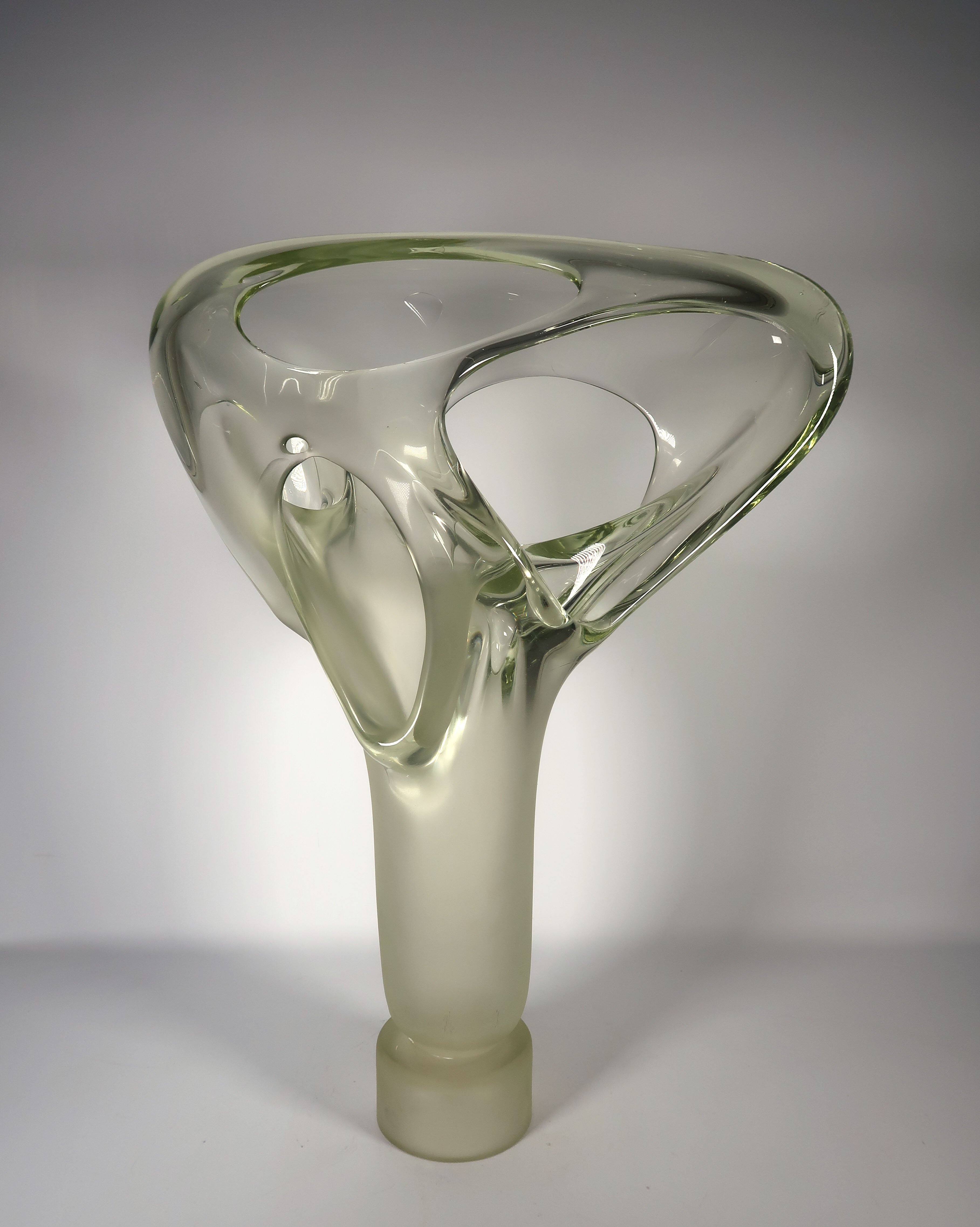 Niet of onleesbaar gesigneerd - Glas, Organisch object (Zeer groot en zwaar) verkocht voor € 1!