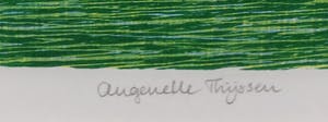 Angenelle Thijssen - Houtsnede, High in the Sky - Ingelijst kopen? Bied vanaf 35!
