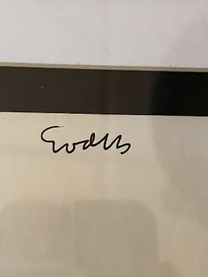 Siep van den Berg - Unieke originele inkttekening, lijnenstructuur handgesigneerd kopen? Bied vanaf 149!