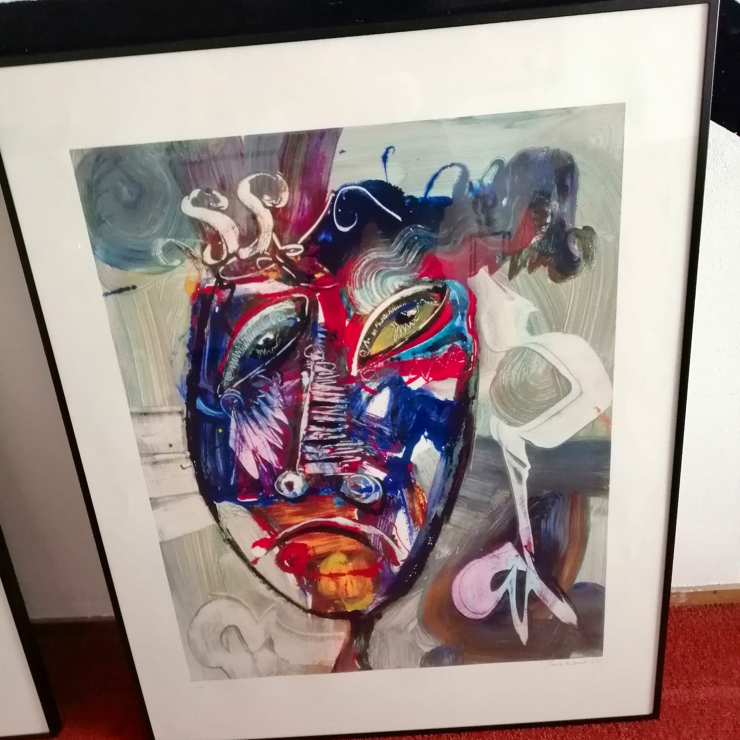 Jan te Wierik - Prachtige zeefdruk in nieuwe Barth lijst uit 2000 kopen? Bied vanaf 145!