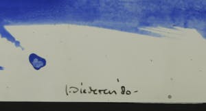 Jef Diederen - Gemengde techniek op papier, Boompje kopen? Bied vanaf 160!