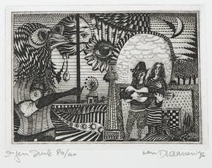 Hans van Draanen - Ets, Zonder titel kopen? Bied vanaf 35!