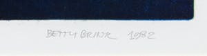 Betty Brink - Ets en aquatint, Zonder titel - Ingelijst kopen? Bied vanaf 35!
