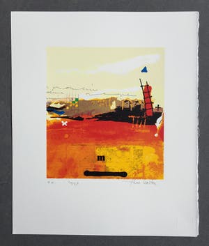 Theo Koster - Rode Compositie kopen? Bied vanaf 25!